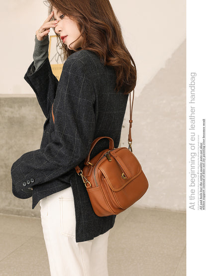 Li Ji | Original handmade genuine leather | Age-reducing and textured handbag No. 27810 