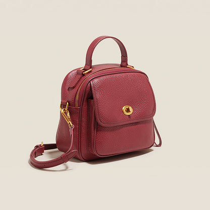 Li Ji | Original handmade genuine leather | Age-reducing and textured handbag No. 27810 