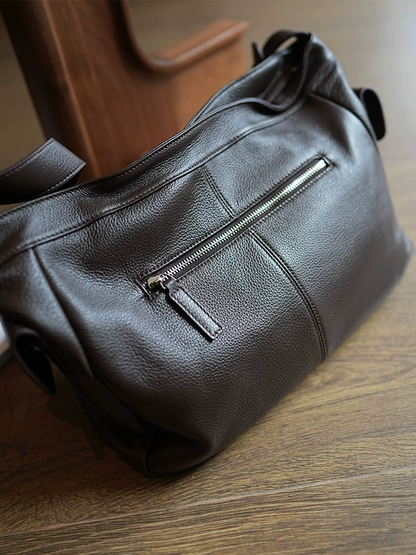 李記 | 原創手工真皮 | 日常搭配で高級簡約の通勤包28096號