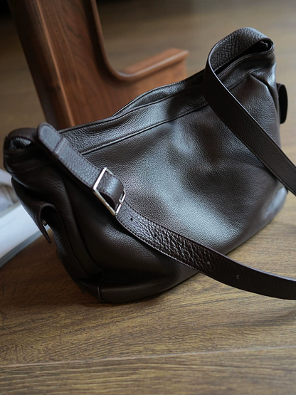 李記 | 原創手工真皮 | 日常搭配で高級簡約の通勤包28096號