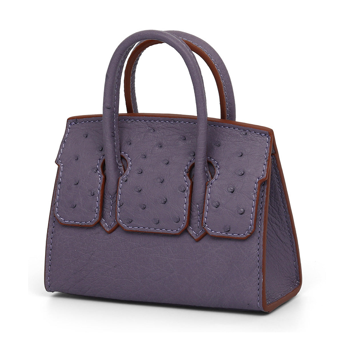 李記 | 原創手工真皮 | 鴕鳥皮mini小號鉑金包3031T號