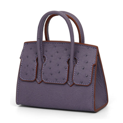 李記 | 原創手工真皮 | 鴕鳥皮mini小號鉑金包3031T號