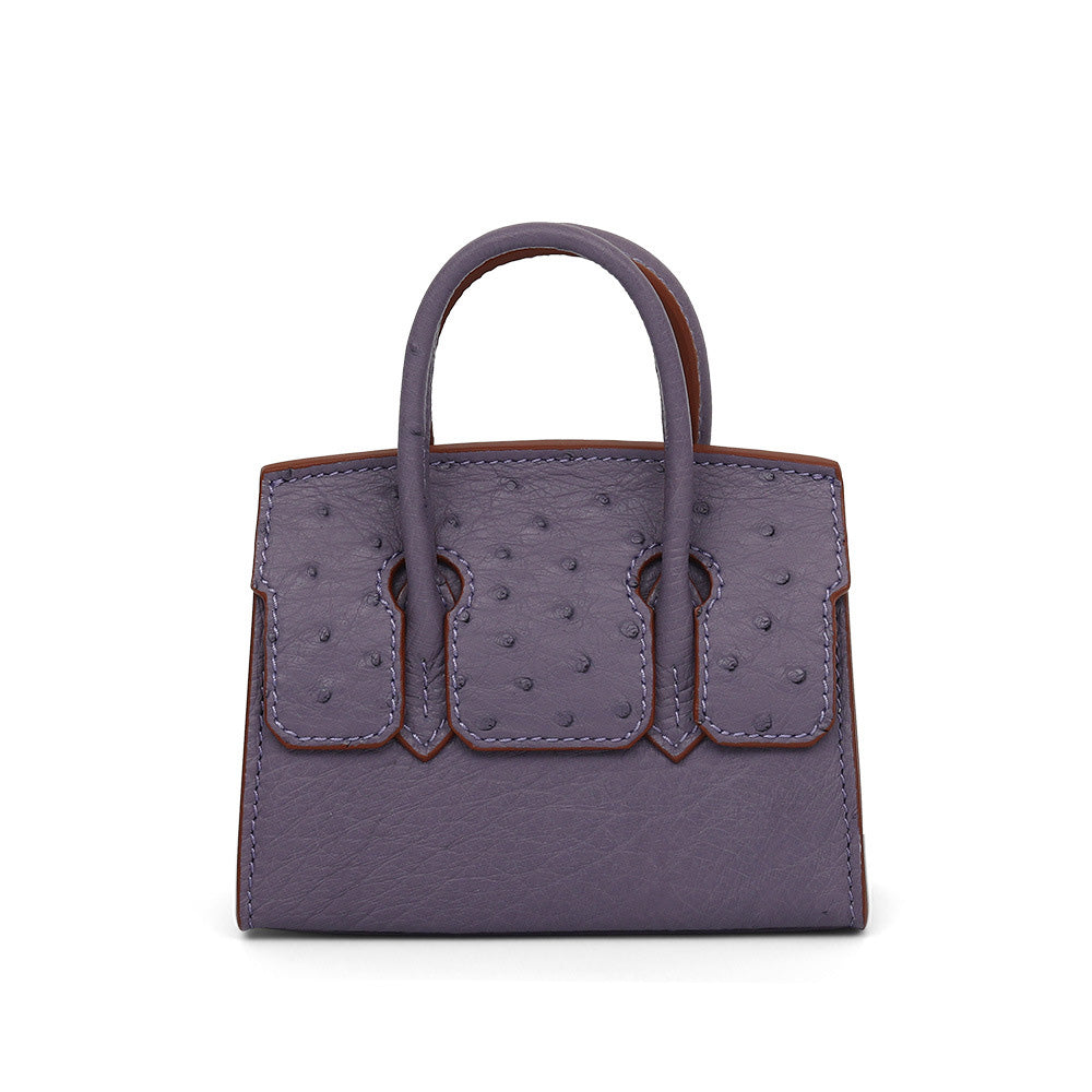 李記 | 原創手工真皮 | 鴕鳥皮mini小號鉑金包3031T號