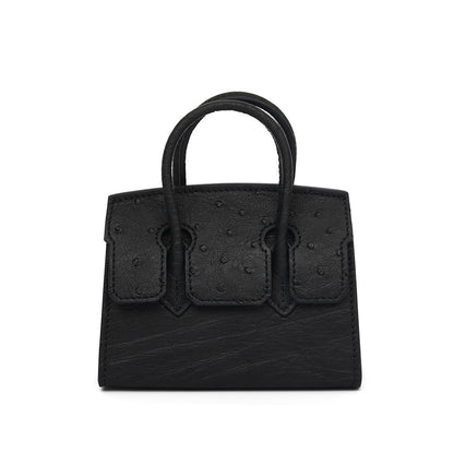 李記 | 原創手工真皮 | 鴕鳥皮mini小號鉑金包3031T號