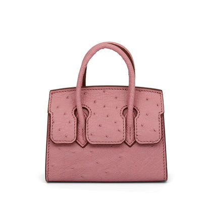 李記 | 原創手工真皮 | 鴕鳥皮mini小號鉑金包3031T號