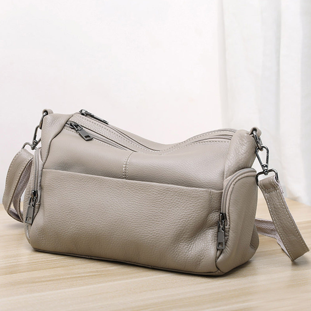 李記 | 原創手工真皮 | 歐美經典で多隔層の腋下包3056號