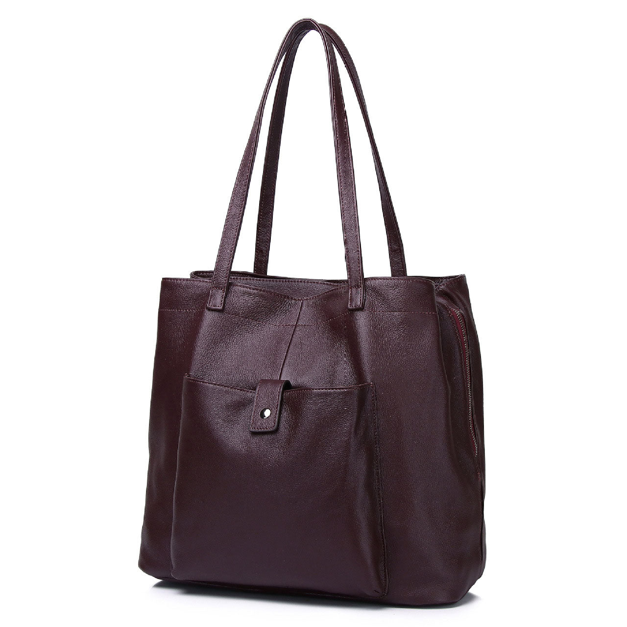 李記 | 原創手工真皮 | 多層內裡の復古通勤托特包3331號