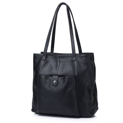 李記 | 原創手工真皮 | 多層內裡の復古通勤托特包3331號