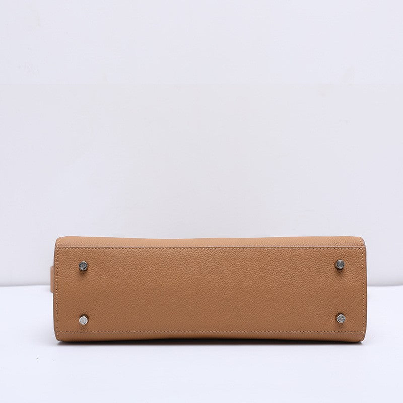 李記 | 原創手工真皮 | 簡約慵懶風の手提包3382號