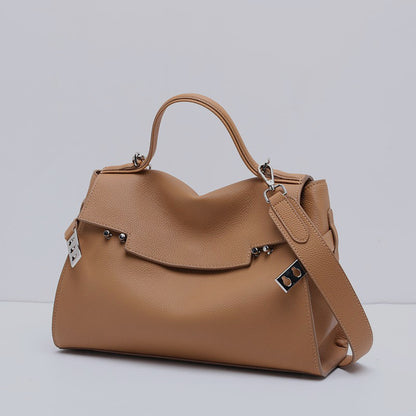 李記 | 原創手工真皮 | 簡約慵懶風の手提包3382號