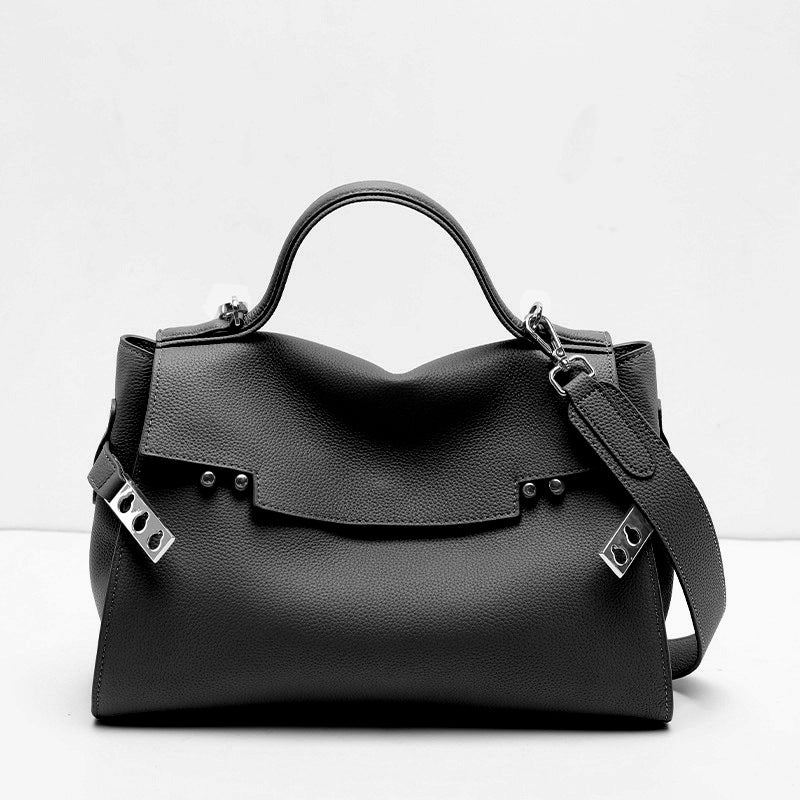 李記 | 原創手工真皮 | 簡約慵懶風の手提包3382號