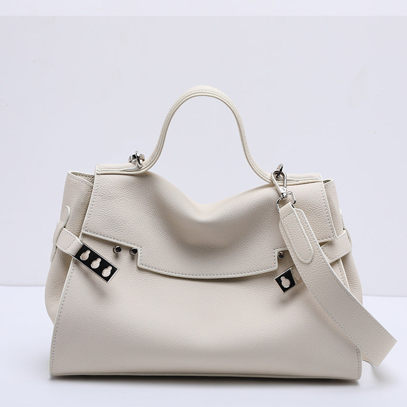 李記 | 原創手工真皮 | 簡約慵懶風の手提包3382號