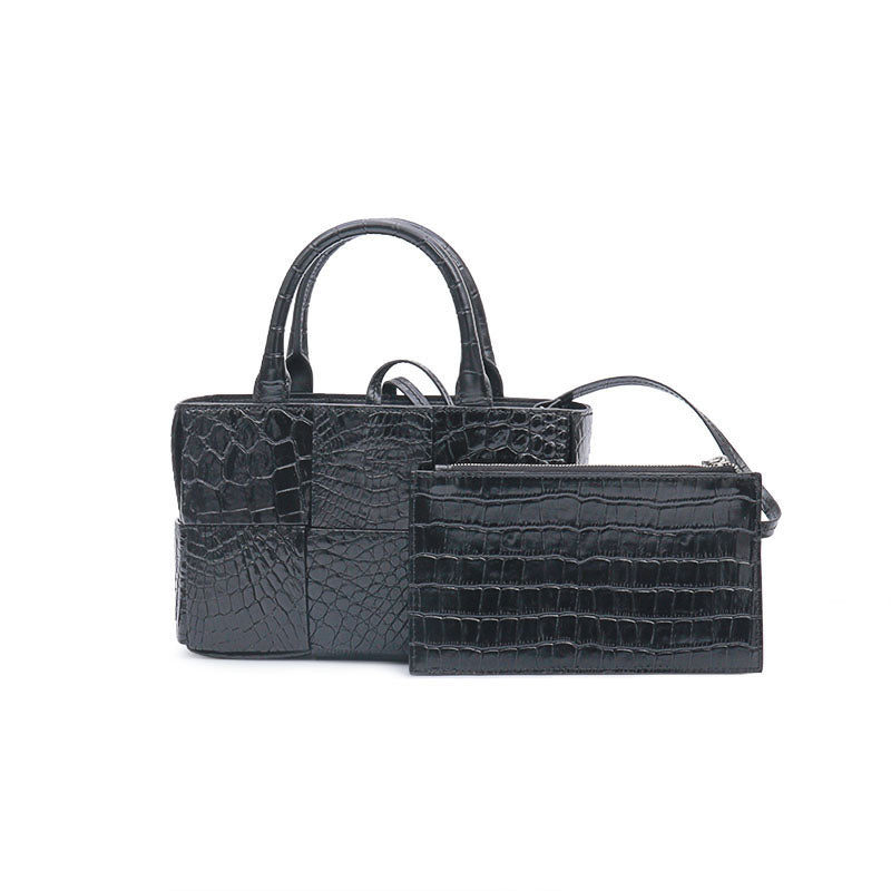 李記 | 原創手工真皮 | 高品質 無性別~鱷魚皮手提包3411z號