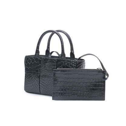 李記 | 原創手工真皮 | 高品質 無性別~鱷魚皮手提包3411z號