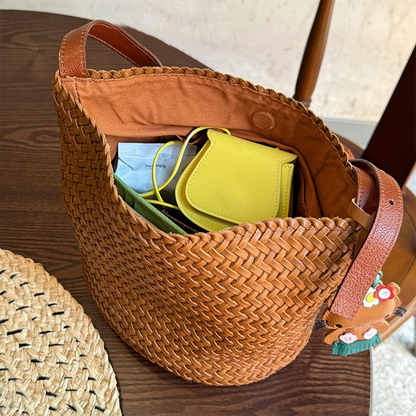 李記 | 原創手工真皮 | 敲哇塞の職人技い手作編織包3562號