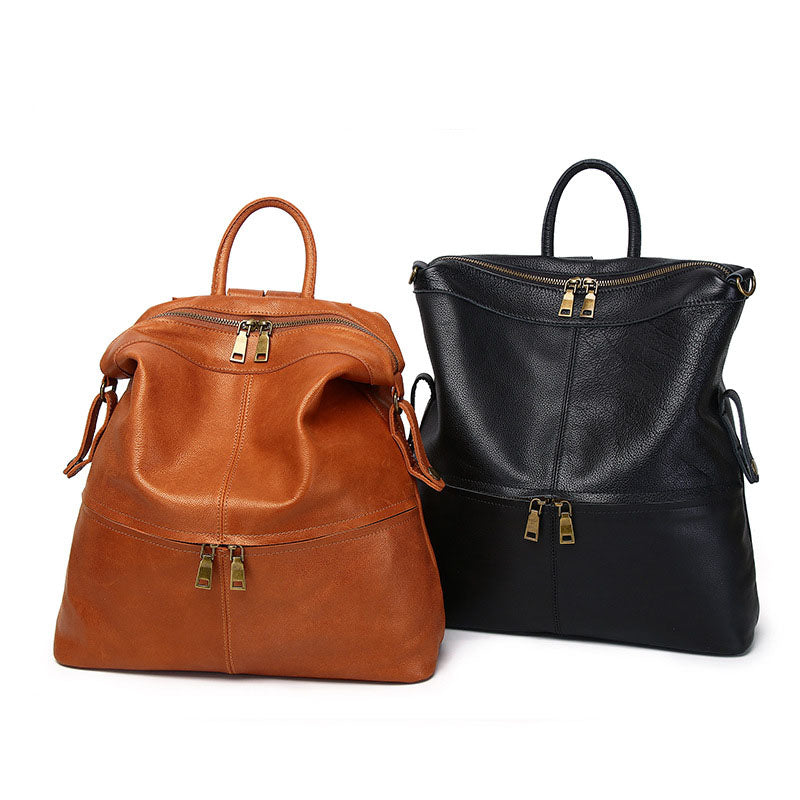 李記 | 原創手工真皮 | 歐美復古戶外の後背包3655號