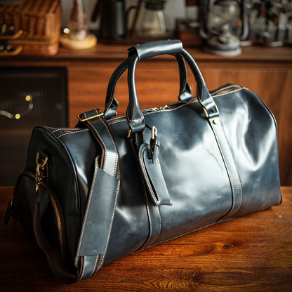 李記 | 原創手工真皮 | 超高性價比の戶外差旅旅行包38593號