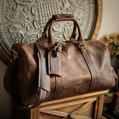 李記 | 原創手工真皮 | 超高性價比の戶外差旅旅行包38593號