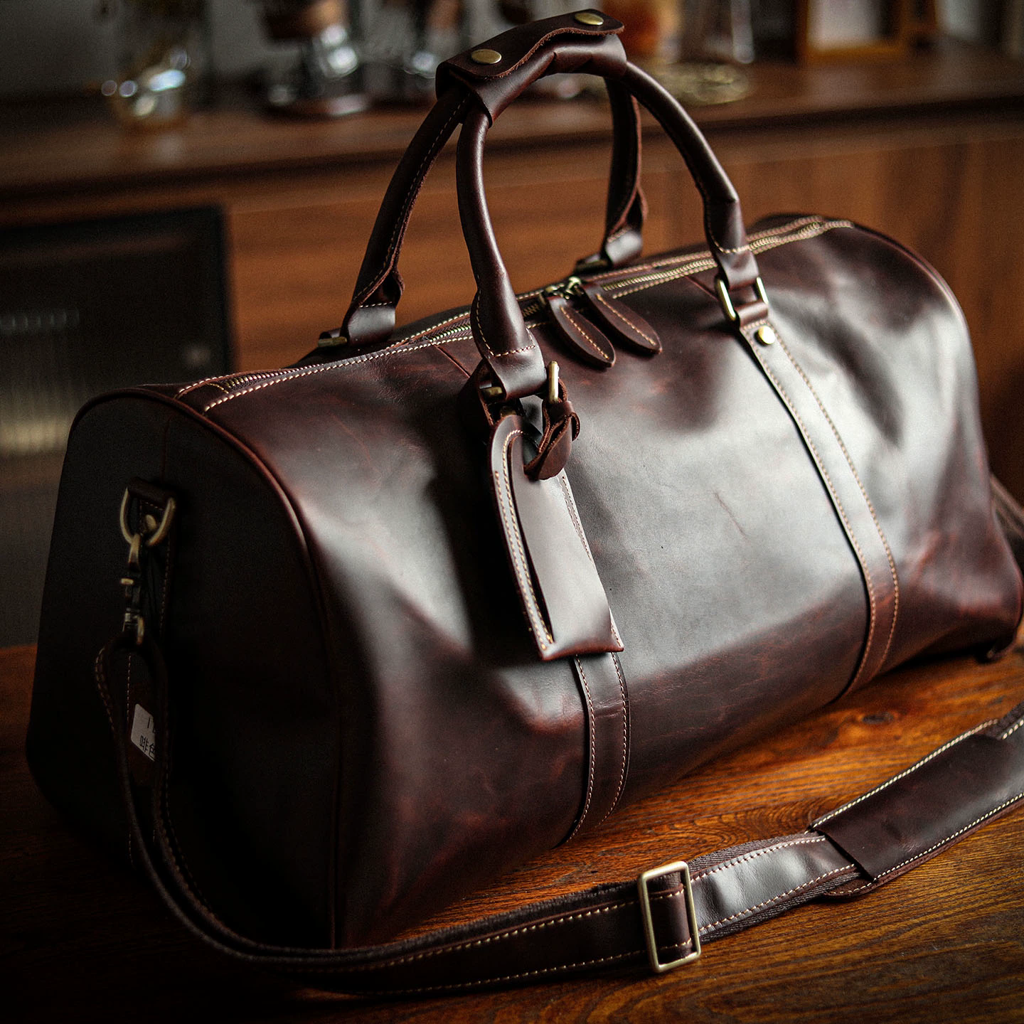 李記 | 原創手工真皮 | 超高性價比の戶外差旅旅行包38593號