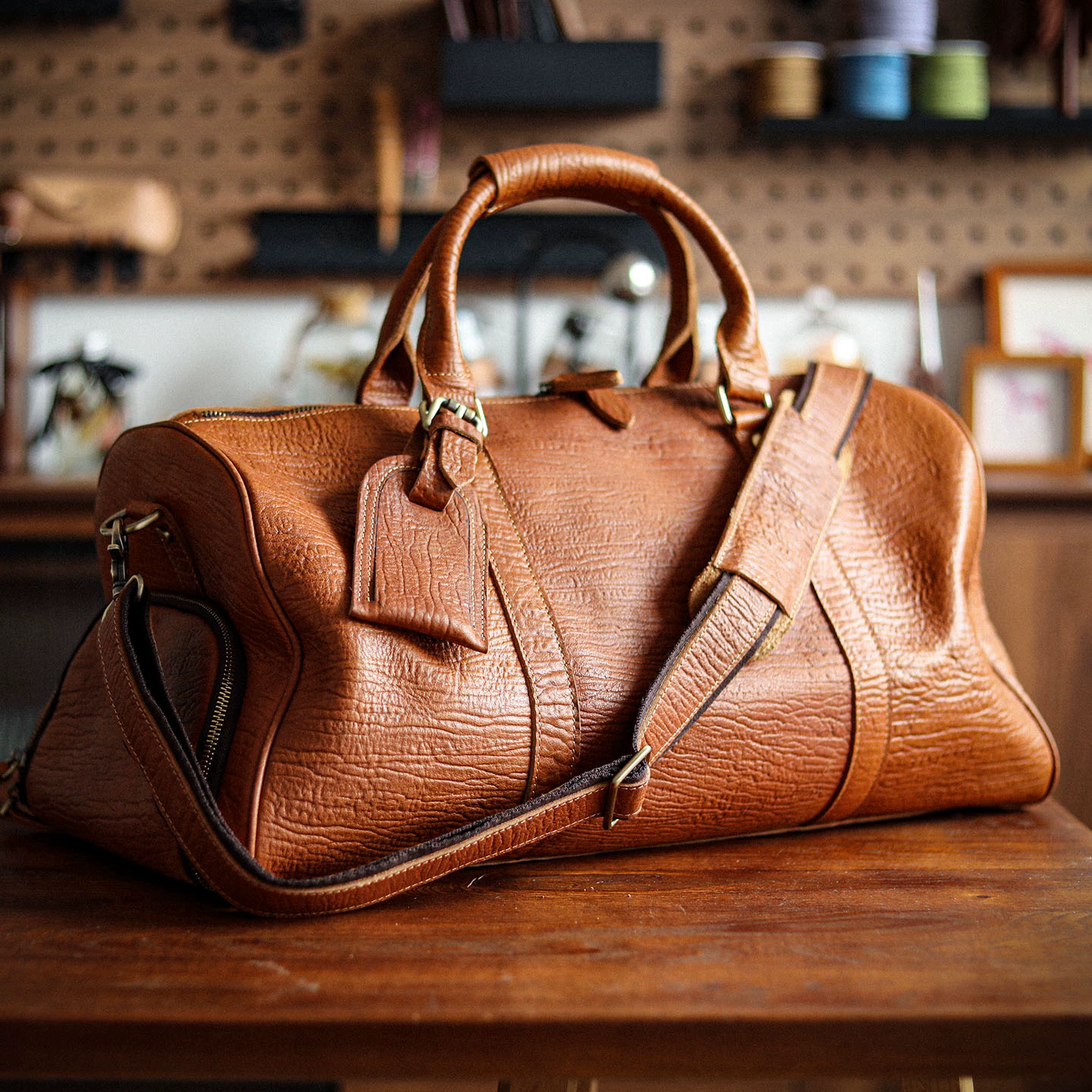 李記 | 原創手工真皮 | 超高性價比の戶外差旅旅行包38593號