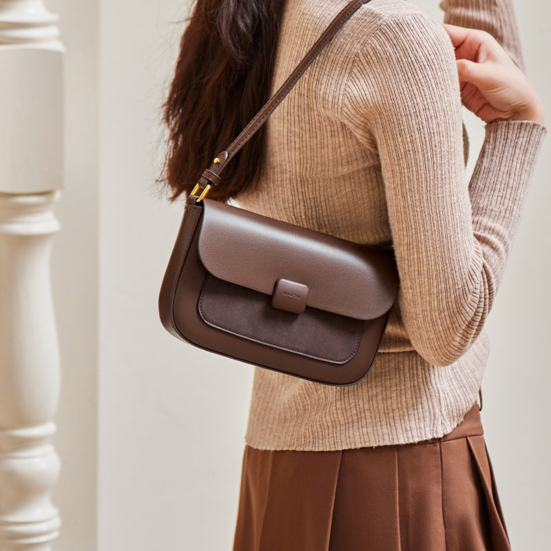 李記 | 原創手工真皮 | 小總設計感が飾ら小方包41026號