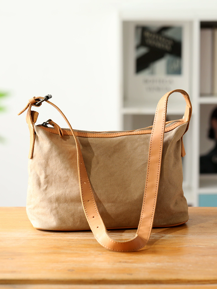 李記 | 原創手工真皮 | 方便又舒適の通勤帆布包49850號