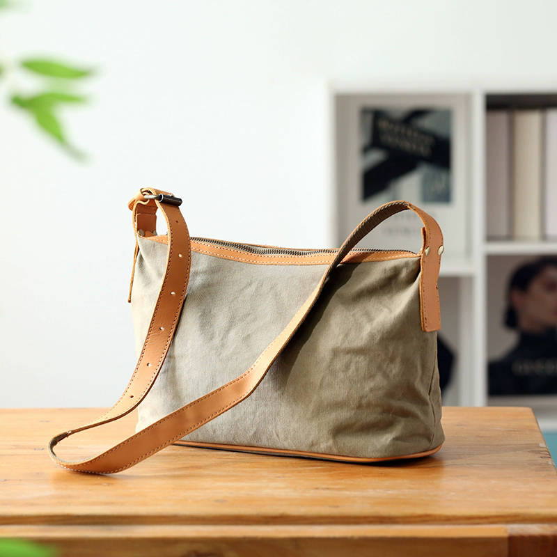 李記 | 原創手工真皮 | 方便又舒適の通勤帆布包49850號