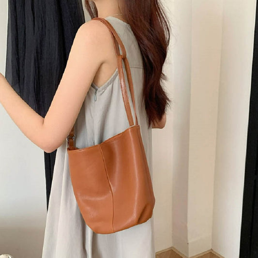 李記 | 原創手工真皮 | 慵懶風い優質質感バ手提包5060號