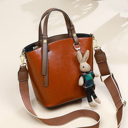 李記 | 原創手工真皮 | 精緻小巧能裝の斜唄包5669號