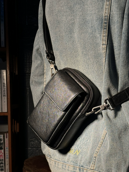 李記 | 原創手工真皮 | 縦型カ本革の便捷小垮包5679號