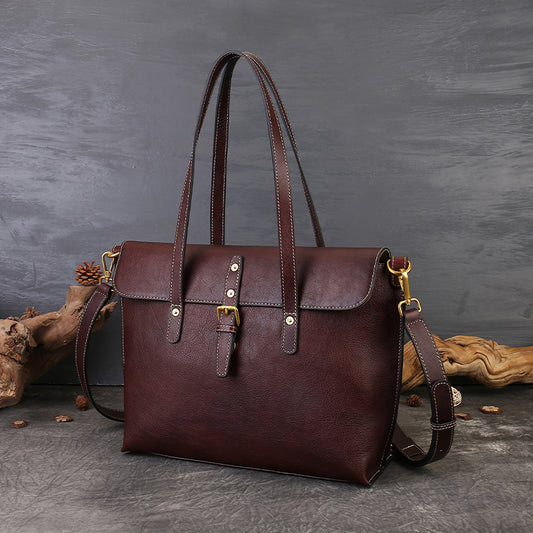 李記 | 原創手工真皮 | 通勤用軽量本革パ手提公文包5788號