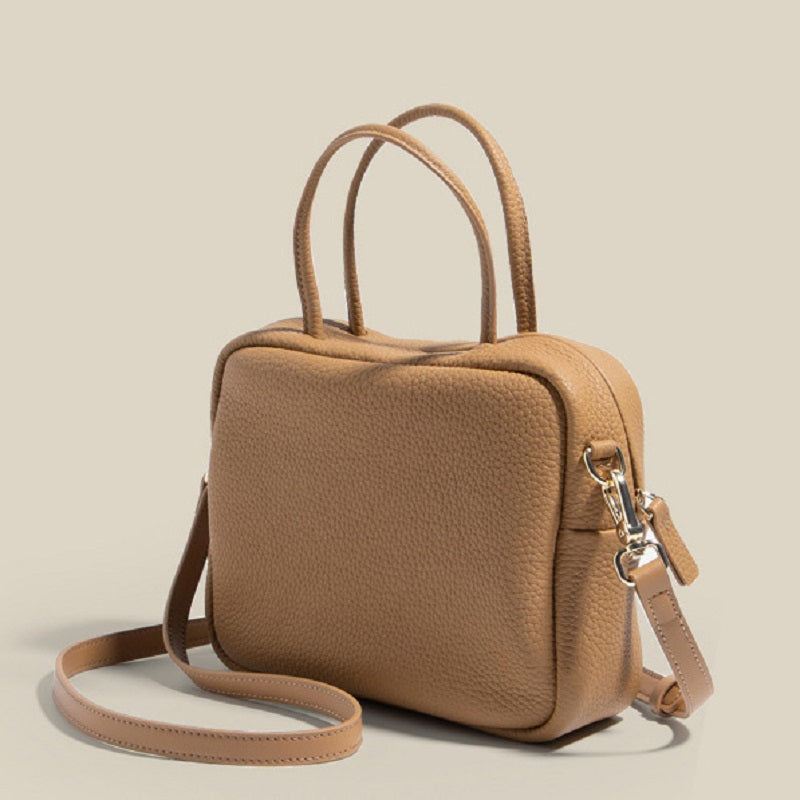 李記 | 原創手工真皮 | 一目で気に入頭層牛皮製を波士頓包60055號