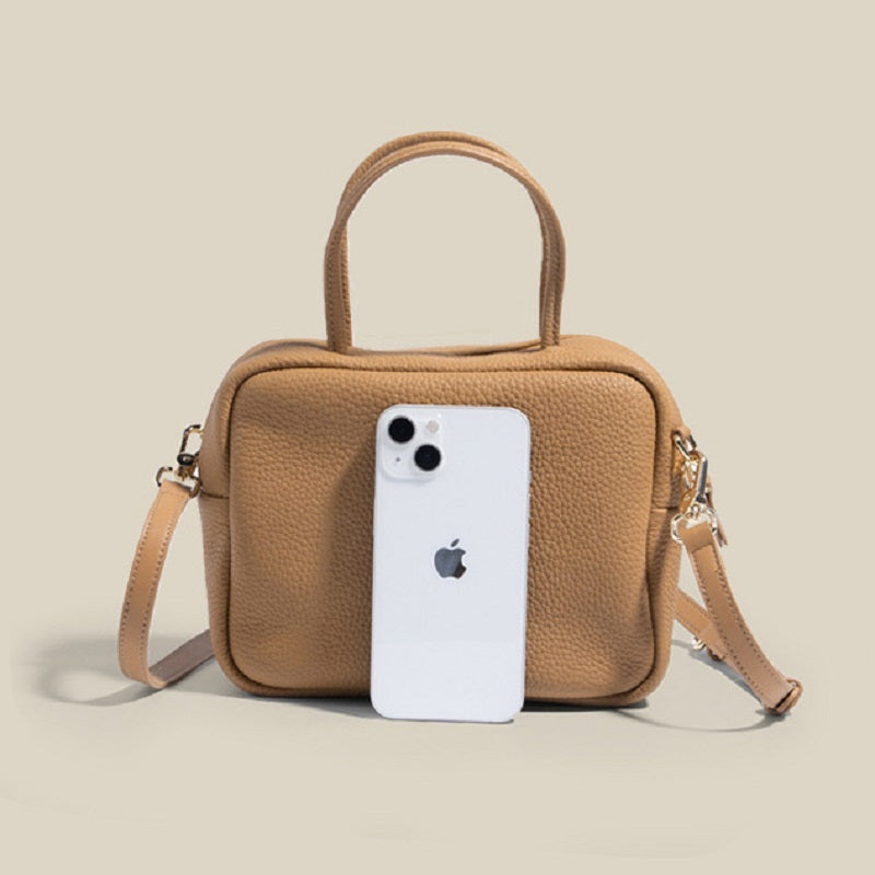 李記 | 原創手工真皮 | 一目で気に入頭層牛皮製を波士頓包60055號