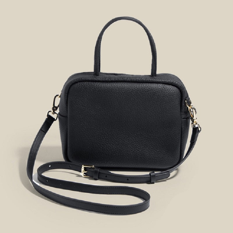 李記 | 原創手工真皮 | 一目で気に入頭層牛皮製を波士頓包60055號