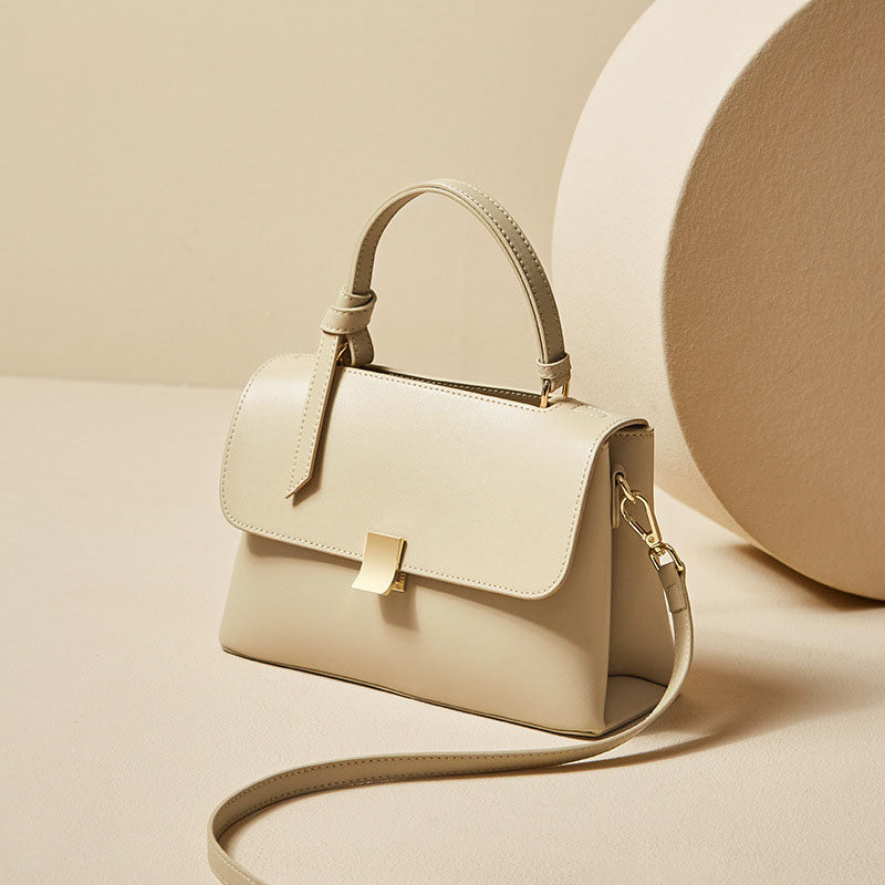 李記 | 原創手工真皮 | 歳月が沈殿し質感凹型の斜唄包61027號