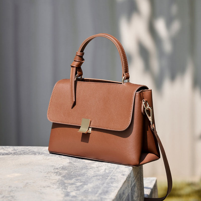 李記 | 原創手工真皮 | 歳月が沈殿し質感凹型の斜唄包61027號