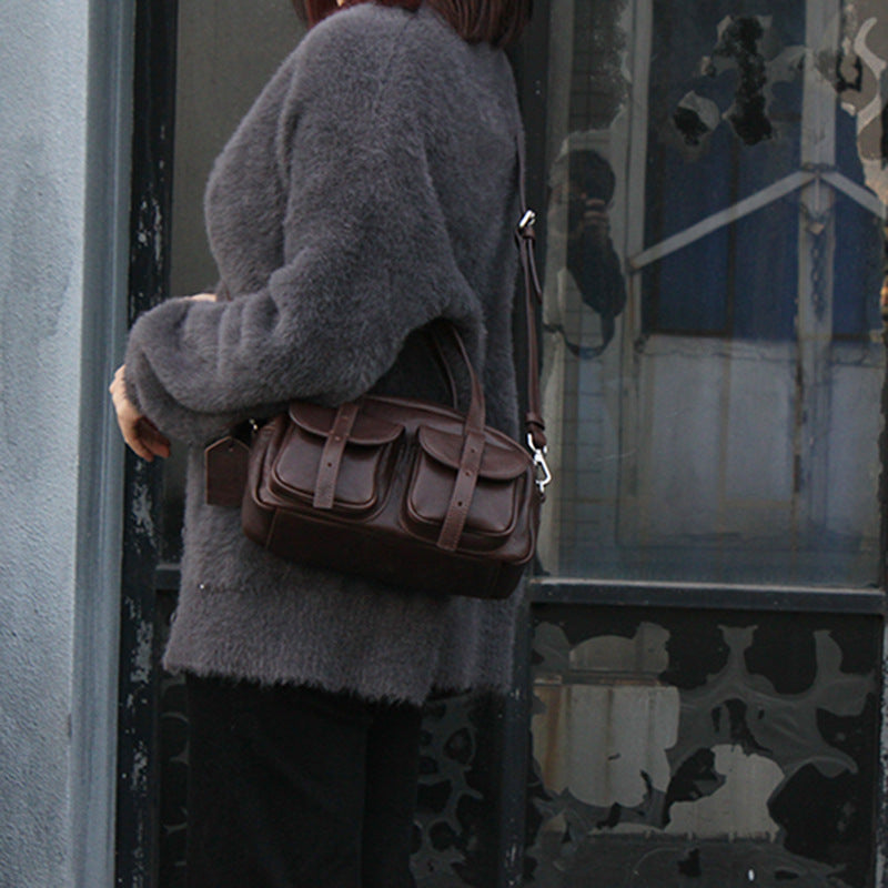 李記 | 原創手工真皮 | 減齡~復古機車包61585號