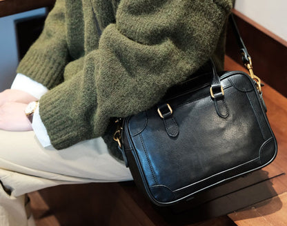 李記 | 原創手工真皮 | 日系い植鞣皮休閒斜唄包6160-D號