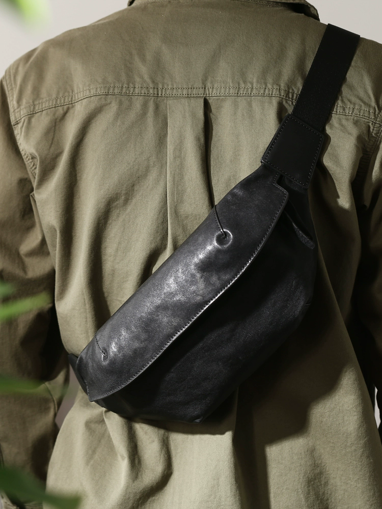 李記 | 原創手工真皮 | 出門一包搞掂の胸包6212號