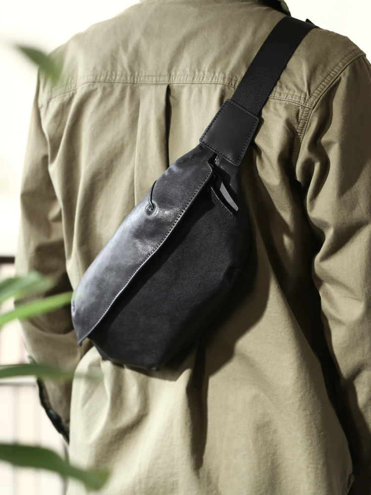 李記 | 原創手工真皮 | 出門一包搞掂の胸包6212號