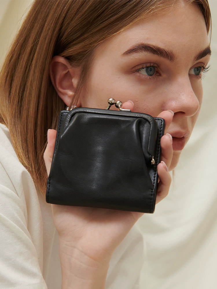 李記 | 原創手工真皮 | 多機能本革ゼロ財布6366E號