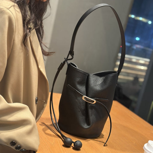 李記 | 原創手工真皮 | 簡約設計い水桶包6507-1號