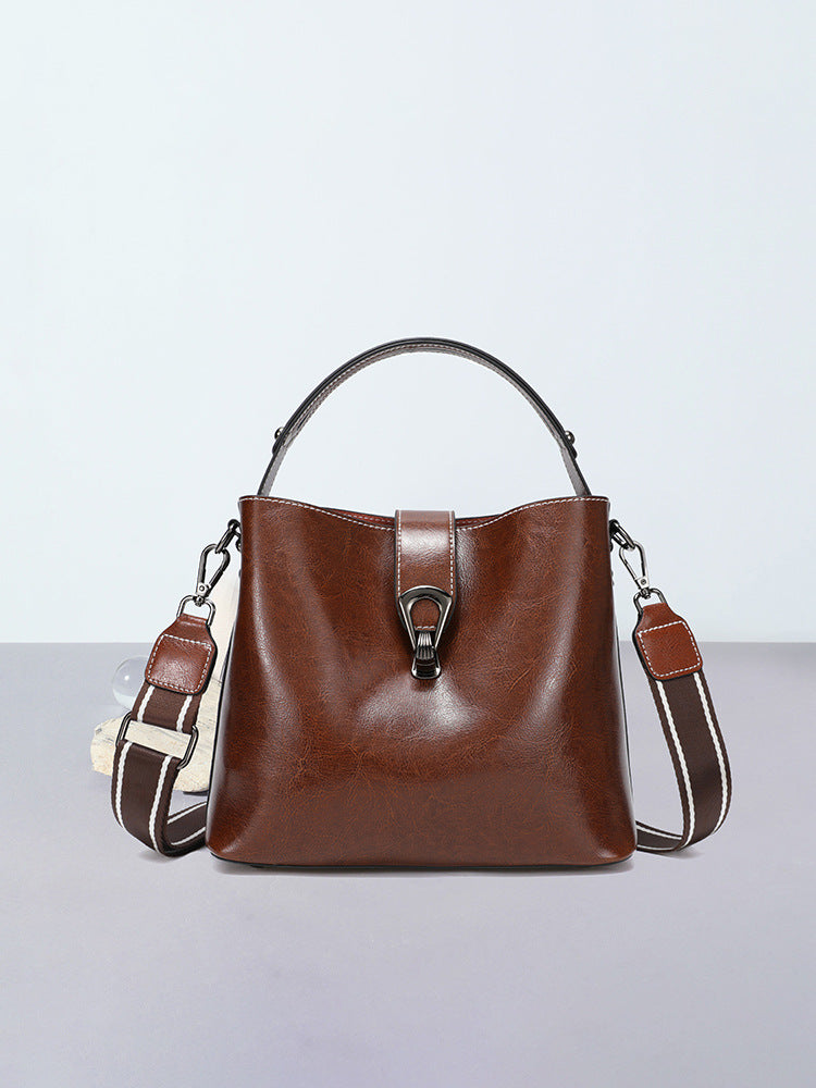 李記 | 原創手工真皮 | 色澤飽滿手感好便於打理の油蠟皮包66817號