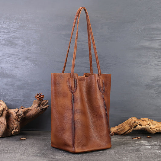 李記 | 原創手工真皮 | 職場休閒兩不誤の托特包6725號