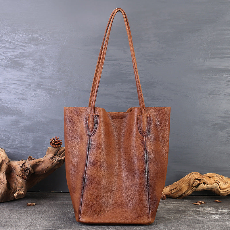 李記 | 原創手工真皮 | 職場休閒兩不誤の托特包6725號