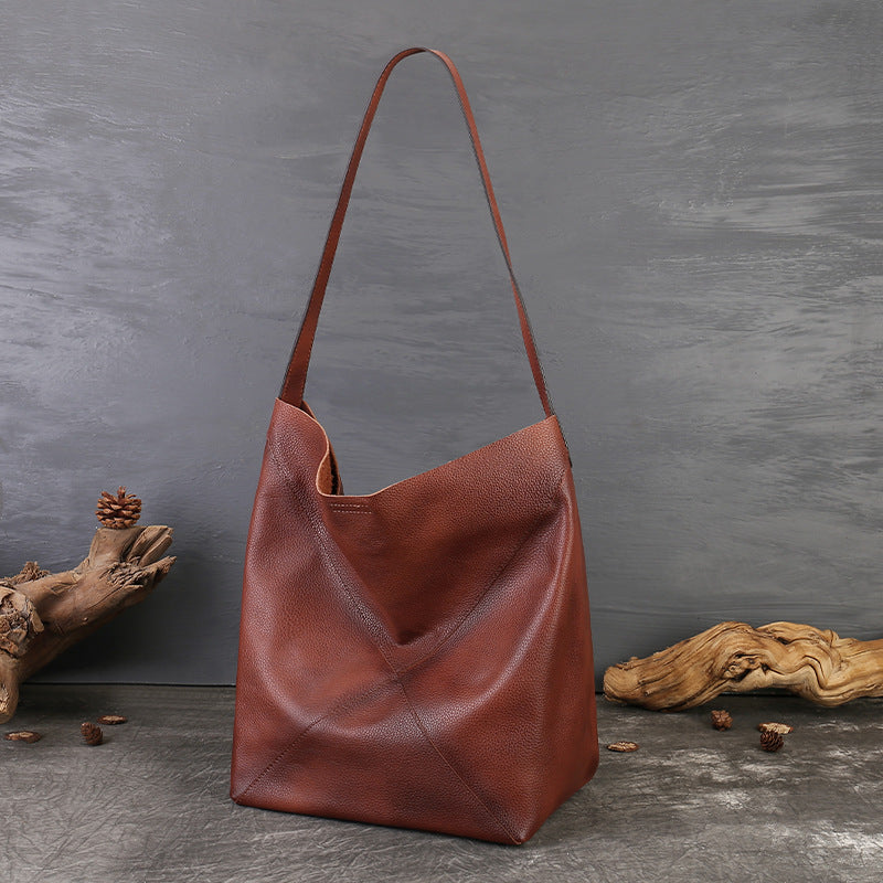 李記 | 原創手工真皮 | 低調質感の通勤托特包6751號