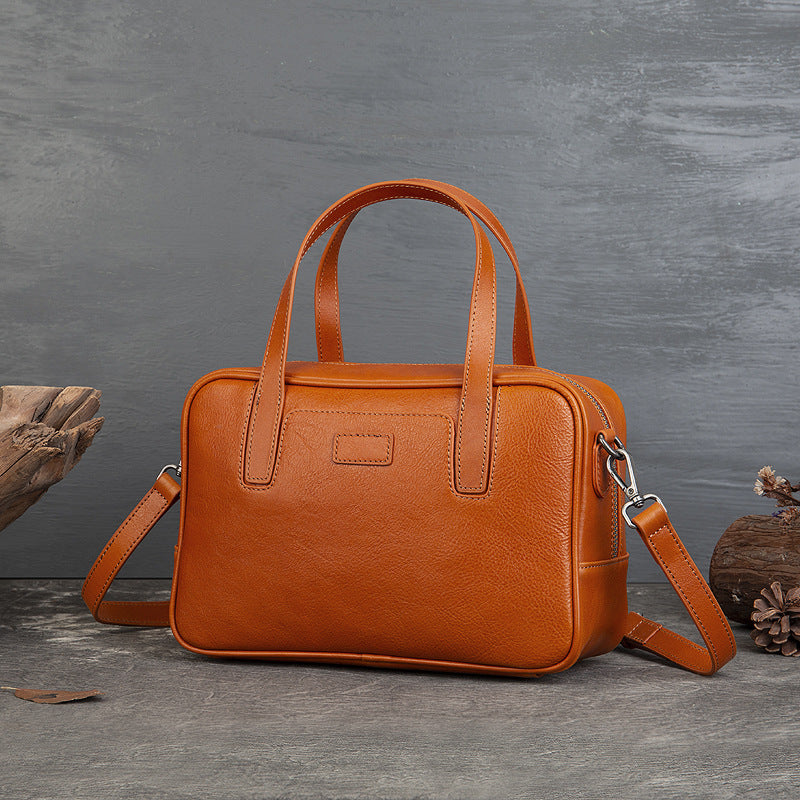 李記 | 原創手工真皮 | 設計感が簡約保齡球包6778號