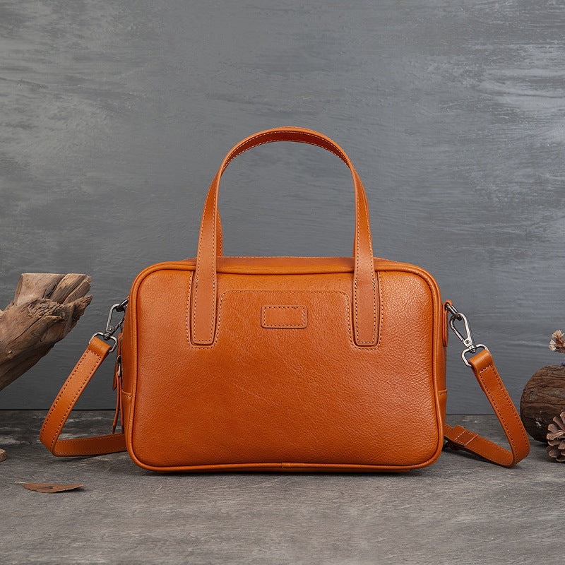 李記 | 原創手工真皮 | 設計感が簡約保齡球包6778號