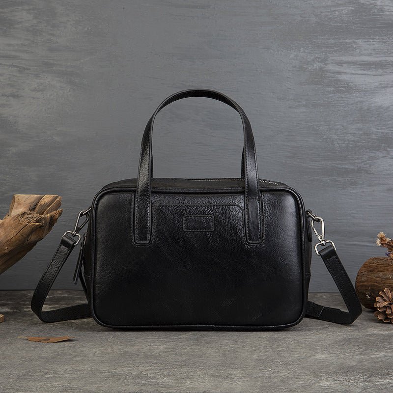 李記 | 原創手工真皮 | 設計感が簡約保齡球包6778號