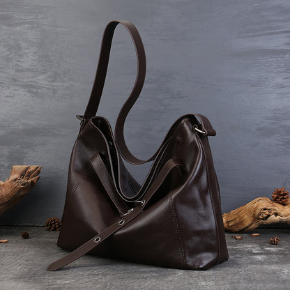 李記 | 原創手工真皮 | 慵懶で復古鎖扣斜唄包6811號